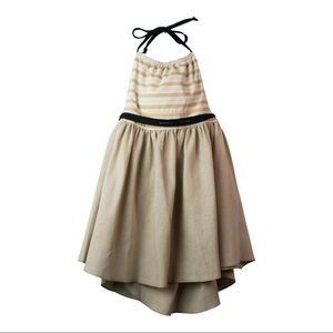 Popelin reversible strap dress.